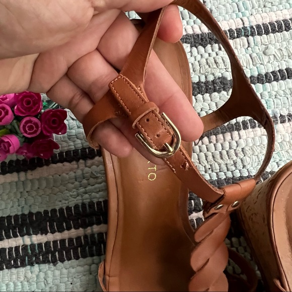 Franco Sarto Cork Wedges Size 9 - Picture 2 of 11